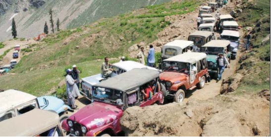 no more tourists in Kaghan valley