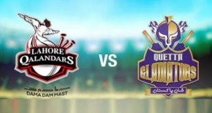 Lahore Qalandars vs Quetta Gladiators